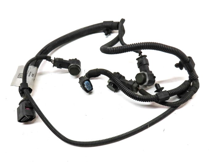Thumbnail 3: 2011 PORSCHE PANAMERA 958 FRONT RIGHT PASSENGER PDC SENSOR SET3 (BLUE) & HARNESS