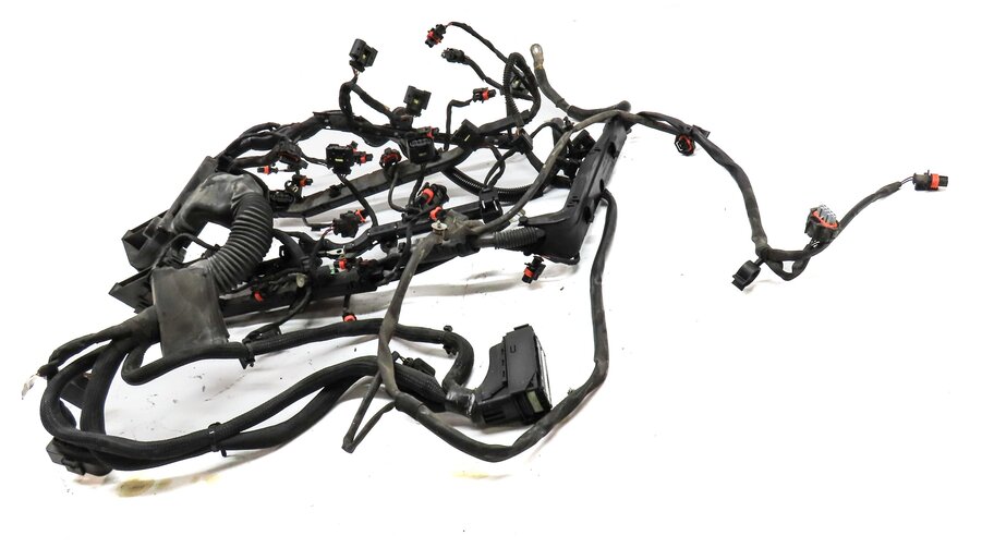 Thumbnail 2: 2011 PORSCHE PANAMERA (958) 4.8L M48 NON-TURBO ENGINE WIRING WIRE HARNESS