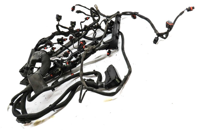 Thumbnail 3: 2011 PORSCHE PANAMERA (958) 4.8L M48 NON-TURBO ENGINE WIRING WIRE HARNESS