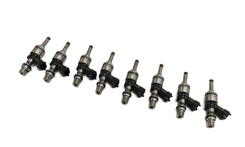 09-14 PORSCHE CAYENNE PANAMERA (958 970) 4.8L M48 NON-TURBO FUEL INJECTOR SET 8