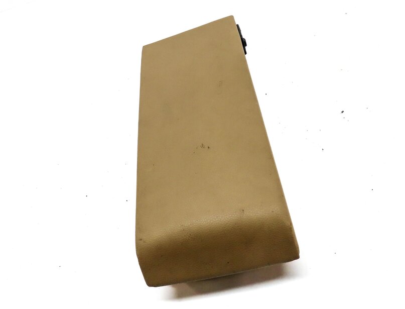 Thumbnail 3: 10-16 PORSCHE PANAMERA REAR SEAT FOLD DOWN ARMREST STORAGE TRAY (BEIGE LEATHER)