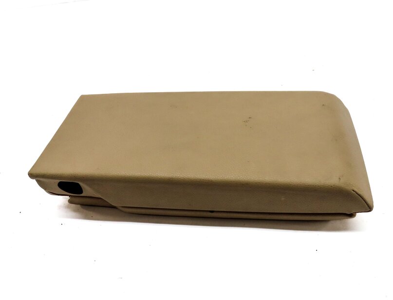 Thumbnail 4: 10-16 PORSCHE PANAMERA REAR SEAT FOLD DOWN ARMREST STORAGE TRAY (BEIGE LEATHER)