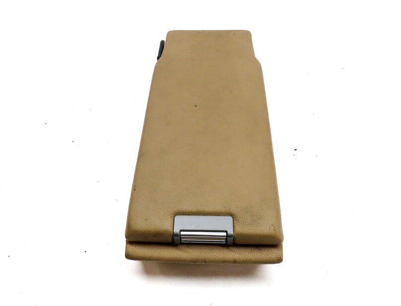 Thumbnail 7: 10-16 PORSCHE PANAMERA REAR SEAT FOLD DOWN ARMREST STORAGE TRAY (BEIGE LEATHER)