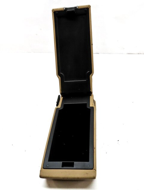 Thumbnail 8: 10-16 PORSCHE PANAMERA REAR SEAT FOLD DOWN ARMREST STORAGE TRAY (BEIGE LEATHER)