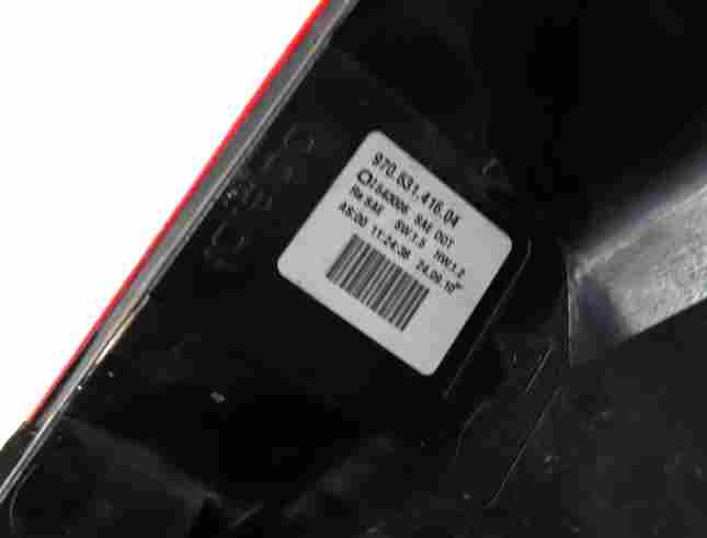 Thumbnail 6: 2010-2013 PORSCHE PANAMERA (970 G1) RIGHT PASSENGER TAILLIGHT BRAKE LIGHT LAMP