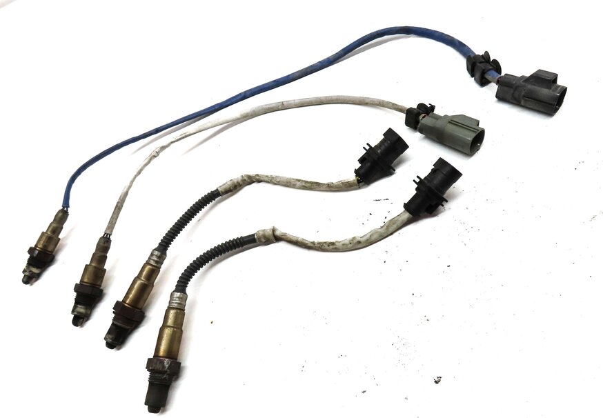 Thumbnail 3: 2014 LAND ROVER LR4 3.0L SUPERCHARGED ENGINE PRE POST CAT O2 OXYGEN SENSOR SET 4