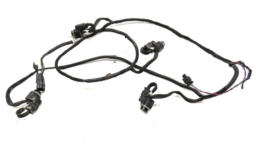 Thumbnail 2: 2014 LAND ROVER LR4 REAR PARK ASSIST PDC SENSOR SET4 (BLACK) w/ WIRE HARNESS