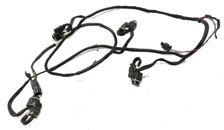Thumbnail 3: 2014 LAND ROVER LR4 REAR PARK ASSIST PDC SENSOR SET4 (BLACK) w/ WIRE HARNESS