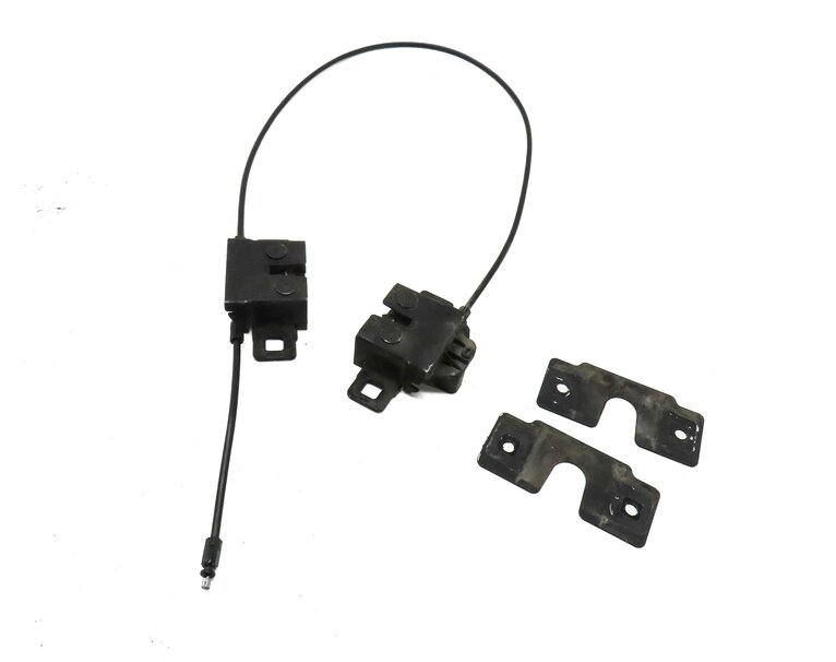 2014 LAND ROVER LR4 FRONT HOOD LEFT & RIGHT LOWER LOCK LATCH SET 2 w/ CABLE