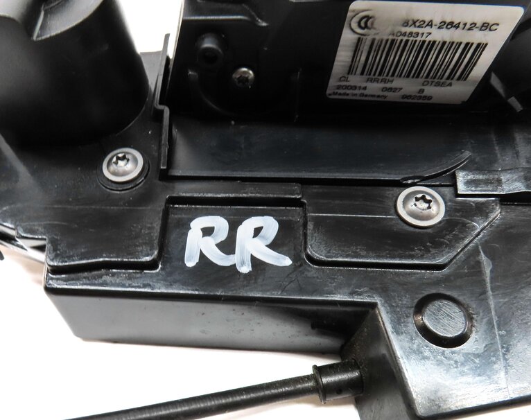 Thumbnail 7: 10-17 LR4 RANGE ROVER SPORT (L320) RIGHT REAR PASSIVE DOOR LOCK LATCH ACTUATOR