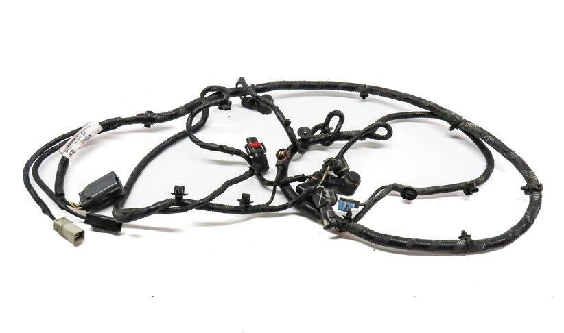 Thumbnail 2: 2014 LAND ROVER LR4 FRONT PARK ASSIST PDC SENSOR SET4 (BLACK) w/ WIRE HARNESS