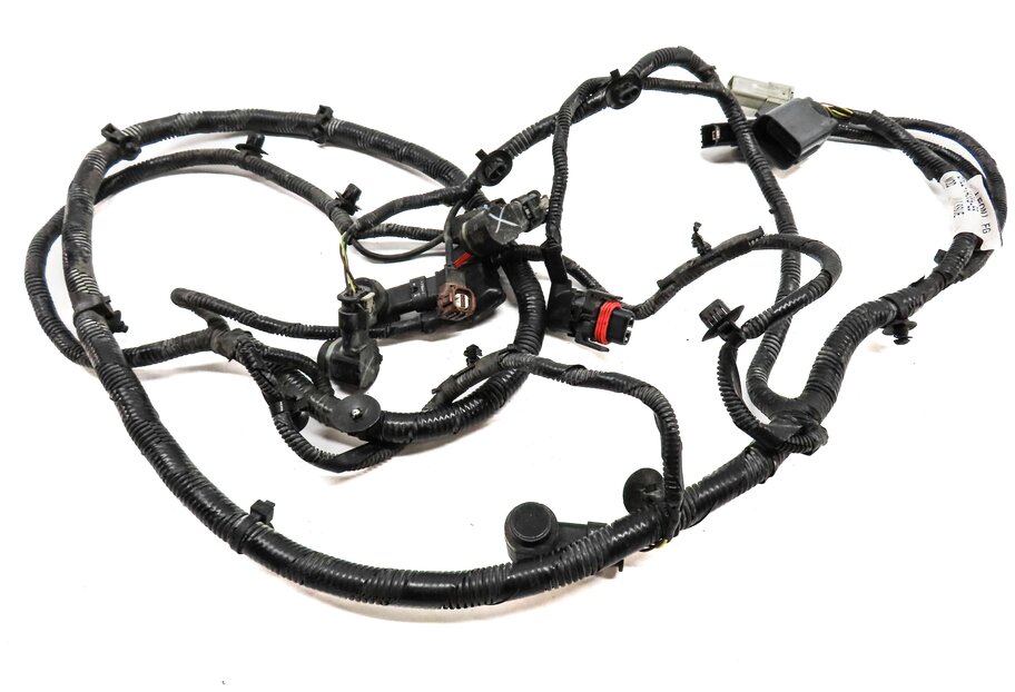 Thumbnail 4: 2014 LAND ROVER LR4 FRONT PARK ASSIST PDC SENSOR SET4 (BLACK) w/ WIRE HARNESS