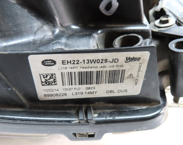 Thumbnail 8: 14-16 LAND ROVER LR4 RIGHT PASSENGER XENON ADAPTIVE HEADLIGHT HEAD LIGHT LAMP