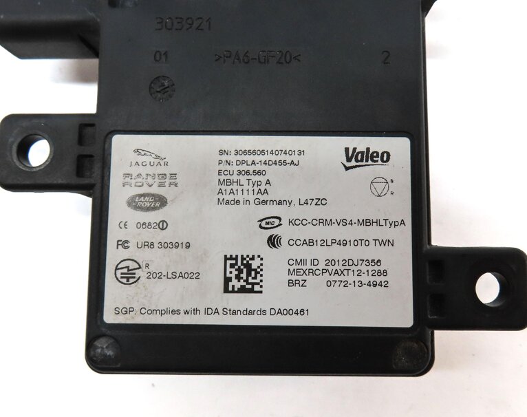 Thumbnail 4: 2014 LAND ROVER LR4 REAR RIGHT BLIND SPOT RADAR SENSOR MODULE DPLA-14D455-AJ
