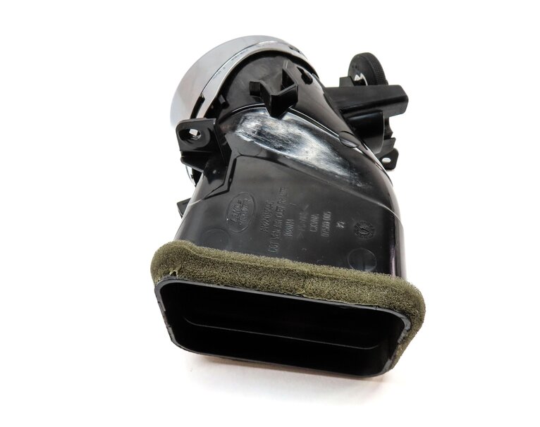 Thumbnail 4: 2014 LAND ROVER LR4 DASH FAR RIGHT OUTER AC HEATER AIR VENT (BLACK & SILVER)