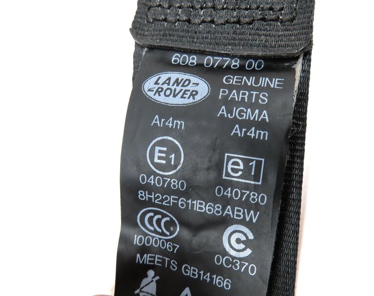 Thumbnail 6: 2014 LAND ROVER LR4 REAR 2ND ROW LEFT RIGHT CENTER SEATBELT RETRACTOR SET3 BLACK