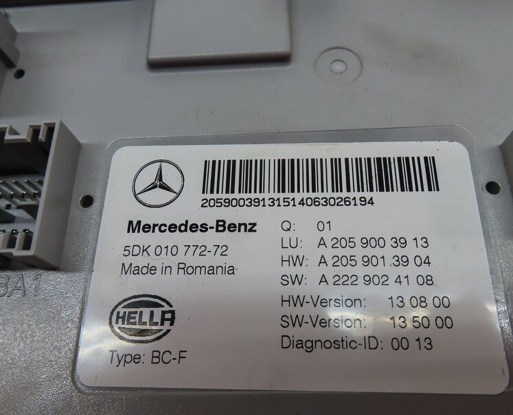 Thumbnail 4: 2015-2019 MERCEDES C GLC CLASS (W205 X253) FRONT SIGNAL ACQUISITON MODULE SAM