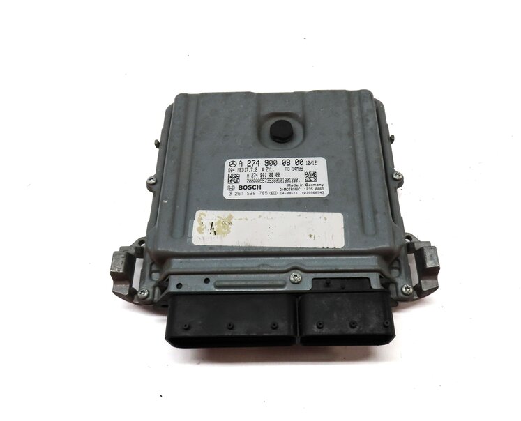 Thumbnail 2: 15-16 MERCEDES C300 C350E (W205) 2.0LM274 TURBO ENGINE CONTROL MODULE COMPUTER