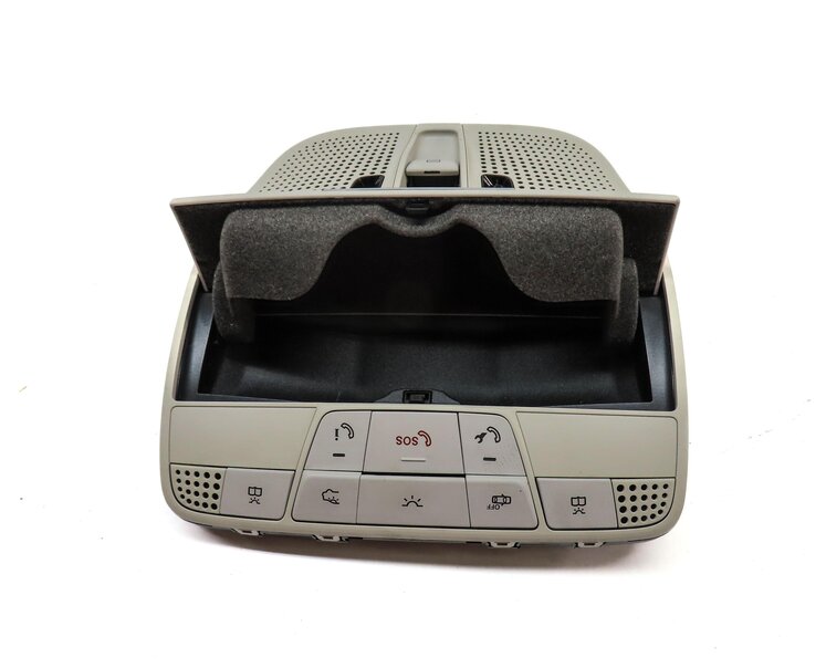 Thumbnail 5: 2015 MERCEDES C300 SEDAN (W205) FRONT ROOF CENTER PRIMARY DOME LIGHT (GRAY)