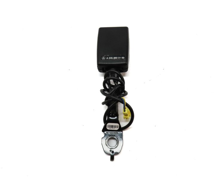 Thumbnail 4: 15-21 MERCEDES C GLC (W205 X253) RIGHT FRONT PASSENGER SEATBELT RECEIVER (BLACK)