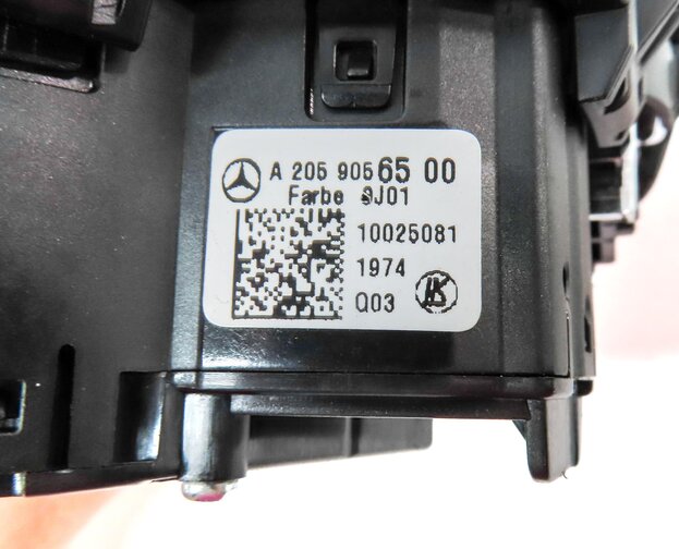 Thumbnail 6: 2015-2021 MERCEDES C300 C400 C43 (W205) HEADLIGHT SWITCH w/ TRIM (BLACK SILVER)