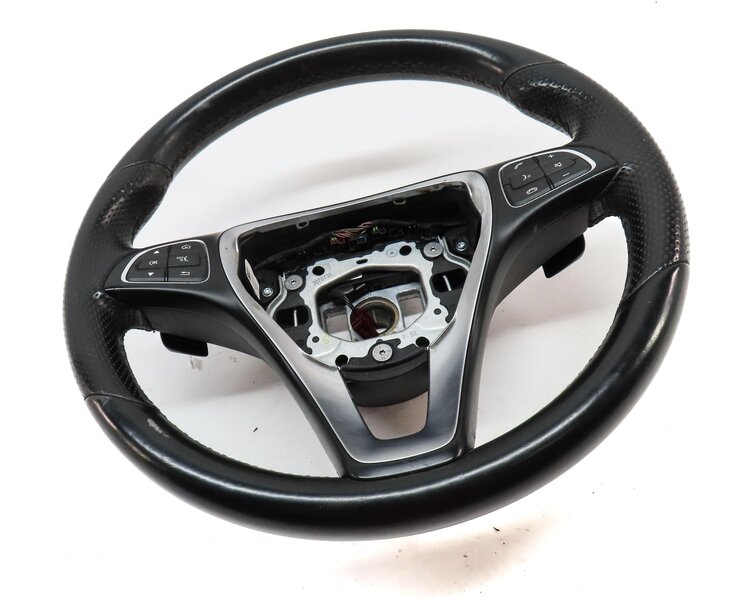 Thumbnail 3: 2015-2016 MERCEDES C-CLASS (W205) 3-SPOKE STEERING WHEEL SHIFT PADDLES (BLACK)