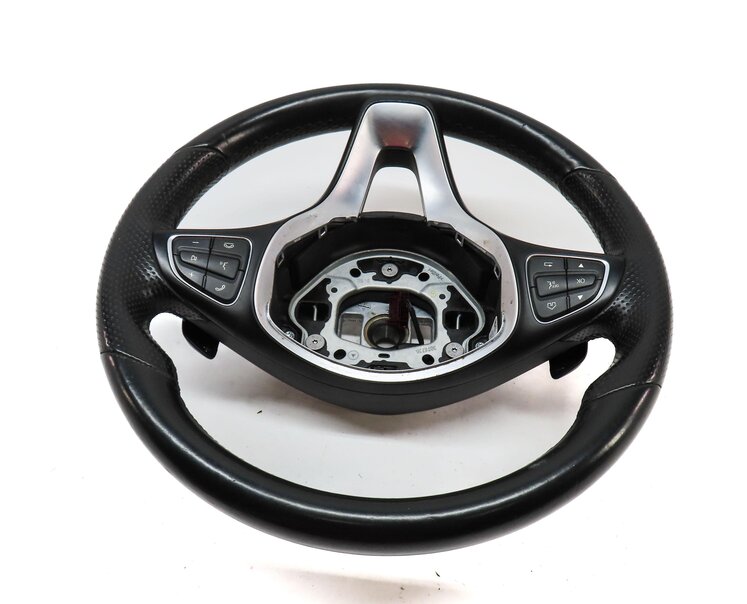 Thumbnail 4: 2015-2016 MERCEDES C-CLASS (W205) 3-SPOKE STEERING WHEEL SHIFT PADDLES (BLACK)
