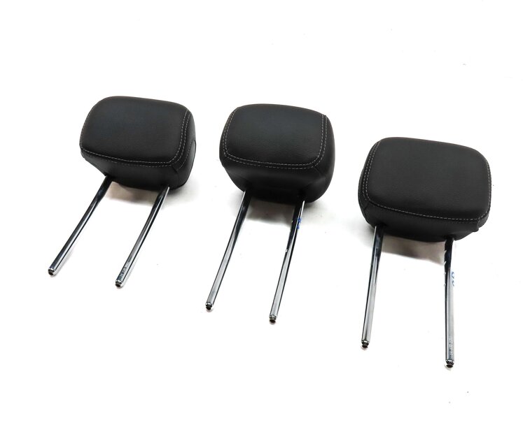15-23 C GLC CLASS W205 X253 REAR LEFT RIGHT & CENTER SEAT HEADREST SET 3 (BLACK)