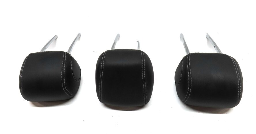 Thumbnail 5: 15-23 C GLC CLASS W205 X253 REAR LEFT RIGHT & CENTER SEAT HEADREST SET 3 (BLACK)
