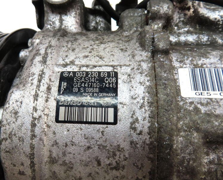 Thumbnail 7: 15-17 MERCEDES C300 GLC300 (W205 X253) 2.0L A/C AIR CONDITIONING COMPRESSOR PUMP