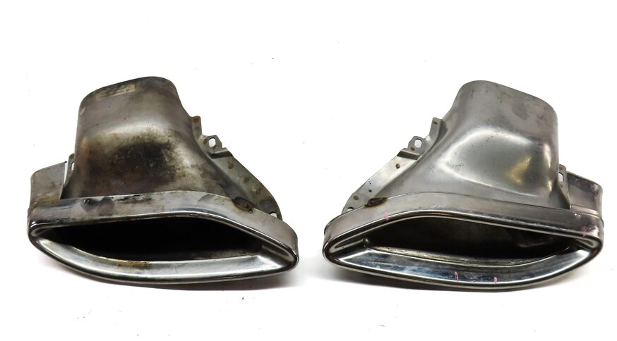 Thumbnail 2: 2015 MERCEDES C300 SEDAN (W205) 2.0L TURBO LEFT RIGHT MUFFLER EXHAUST TIP SET 2