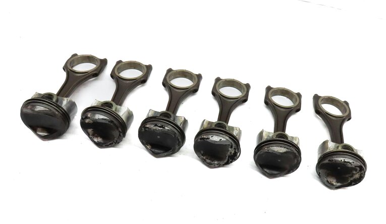 Thumbnail 1: 09-17 AUDI A6 A7 Q5 Q7 S4 S5 SQ5 C7 B8 4L 3.0L SUPER PISTON & CONNECTING ROD SET