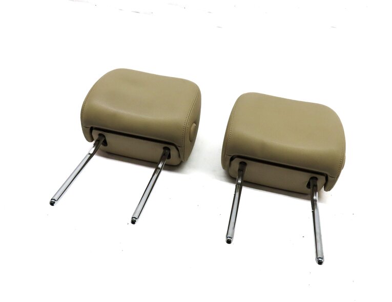 Thumbnail 1: 12-15 AUDI A6 A7 S6 S7 (C7 4G 4G8) FRONT SEAT LEFT & RIGHT HEADREST SET2 (BEIGE)