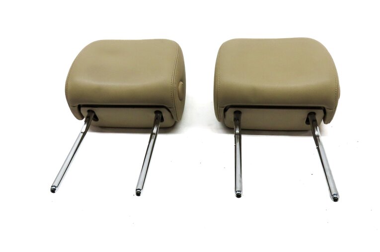 Thumbnail 2: 12-15 AUDI A6 A7 S6 S7 (C7 4G 4G8) FRONT SEAT LEFT & RIGHT HEADREST SET2 (BEIGE)