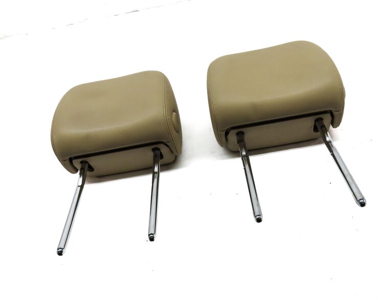 Thumbnail 3: 12-15 AUDI A6 A7 S6 S7 (C7 4G 4G8) FRONT SEAT LEFT & RIGHT HEADREST SET2 (BEIGE)