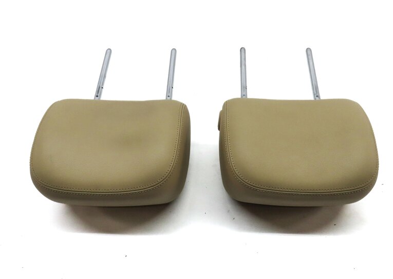 Thumbnail 4: 12-15 AUDI A6 A7 S6 S7 (C7 4G 4G8) FRONT SEAT LEFT & RIGHT HEADREST SET2 (BEIGE)
