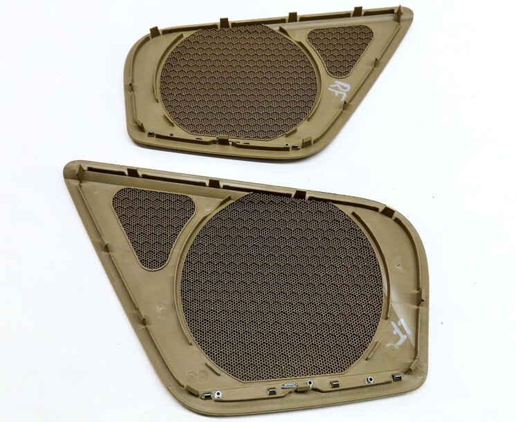 Thumbnail 10: 2012 AUDI A6 (C7) FRONT REAR LEFT RIGHT BOSE SPEAKER COVER GRILLE SET 7 (BEIGE)