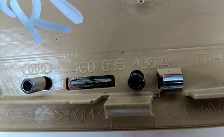 Thumbnail 12: 2012 AUDI A6 (C7) FRONT REAR LEFT RIGHT BOSE SPEAKER COVER GRILLE SET 7 (BEIGE)