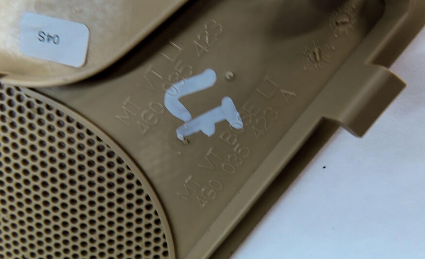 Thumbnail 13: 2012 AUDI A6 (C7) FRONT REAR LEFT RIGHT BOSE SPEAKER COVER GRILLE SET 7 (BEIGE)