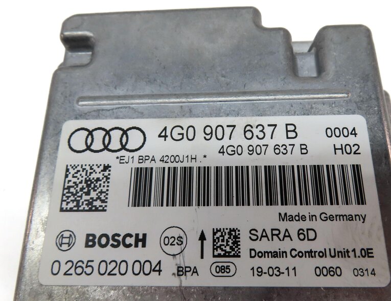 Thumbnail 4: 2012 AUDI A6 (C7) YAW TURN RATE SENSOR MODULE 4G0907637B