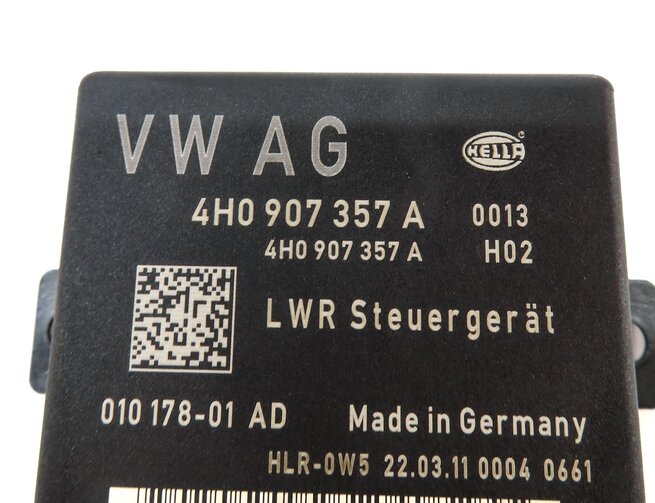 Thumbnail 4: 2012 AUDI A6 (C7) XENON HEADLIGHT RANGE CONTROL MODULE 4H0907357A
