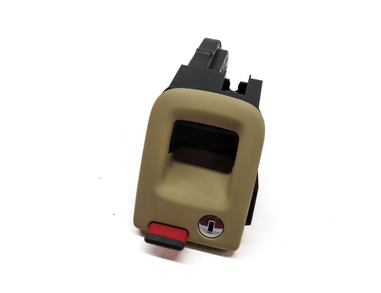 2012 AUDI A6 (C7) REAR LEFT FOLDING FOLD UP DOWN SEAT RELEASE LOCK LATCH (BEIGE)