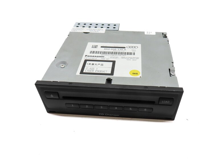 2012 AUDI A6 (C7) RADIO STEREO 6 DISC CD PLAYER CHANGER 8X00351101
