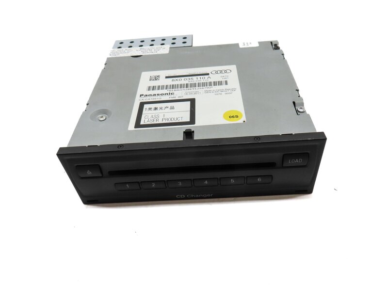 Thumbnail 2: 2012 AUDI A6 (C7) RADIO STEREO 6 DISC CD PLAYER CHANGER 8X00351101