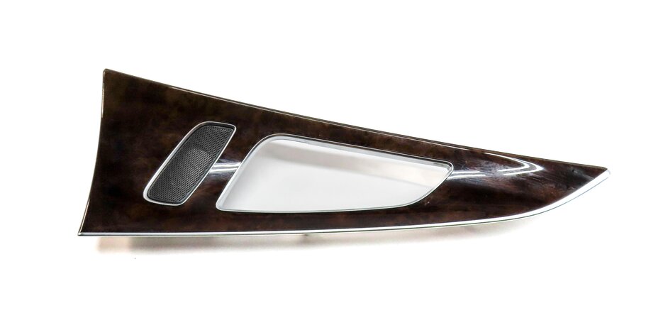 Thumbnail 13: 2012 AUDI A6 (C7) FRONT REAR DOOR DASH CONSOLE BURR WALNUT WOOD TRIM SET 7