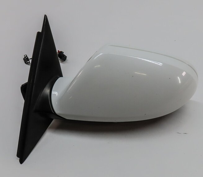 Thumbnail 7: 12-13 AUDI A6 (C7) LEFT P-FOLD HEAT MEMORY BLIND SPOT DOOR MIRROR (IBIS WHITE)