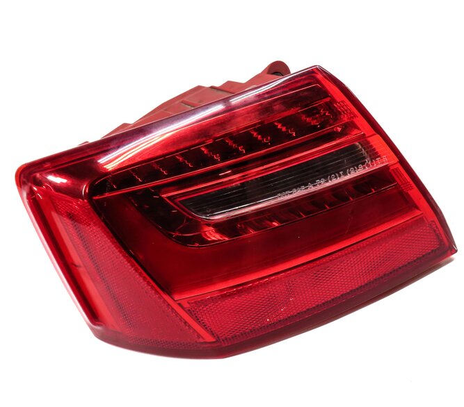 Thumbnail 4: 2012-2015 AUDI A6 S6 (C7) LEFT DRIVER OUTER TAILLIGHT BRAKE LIGHT LAMP (LED)