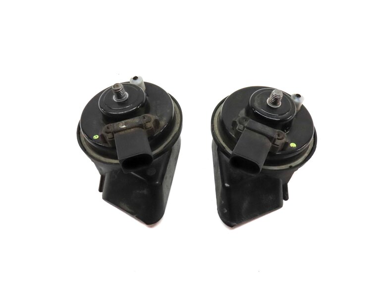 Thumbnail 4: 2012-2020 AUDI A6 S6 A7 S7 RS7 A8 S8 (C7 D4) HIGH & LOW TONE SAFETY HORN SET-2