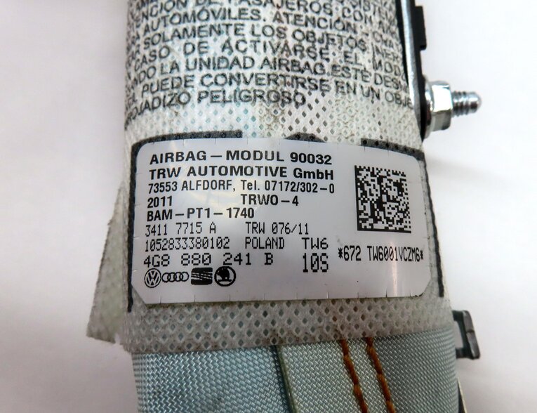 Thumbnail 5: 2012-2018 AUDI A6 (C7) FRONT LEFT DRIVER SRS SAFETY SEAT AIRBAG AIR BAG