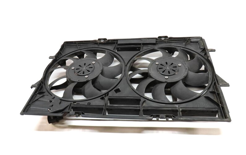 Thumbnail 2: 12-18 AUDI A6 A7 (C7) 3.0L SUPERCHARGED ENGINE - RADIATOR COOLING FAN w/ SHROUD
